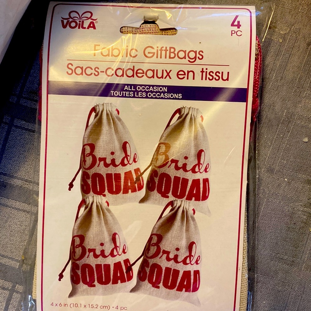 Bride squad little bags for trinkets - Picture 1 of 3